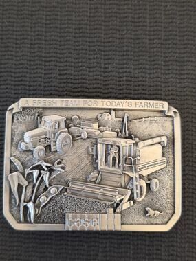1985 CASE IH Fresh Team Tractor Belt Buckle - Limited Edition